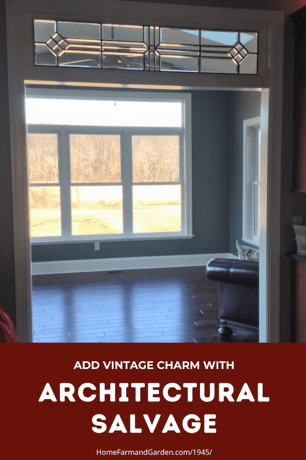 add vintage charm with architectural salvage